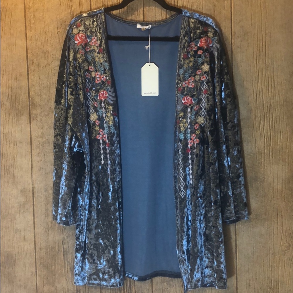 Crush velvet Cardigan